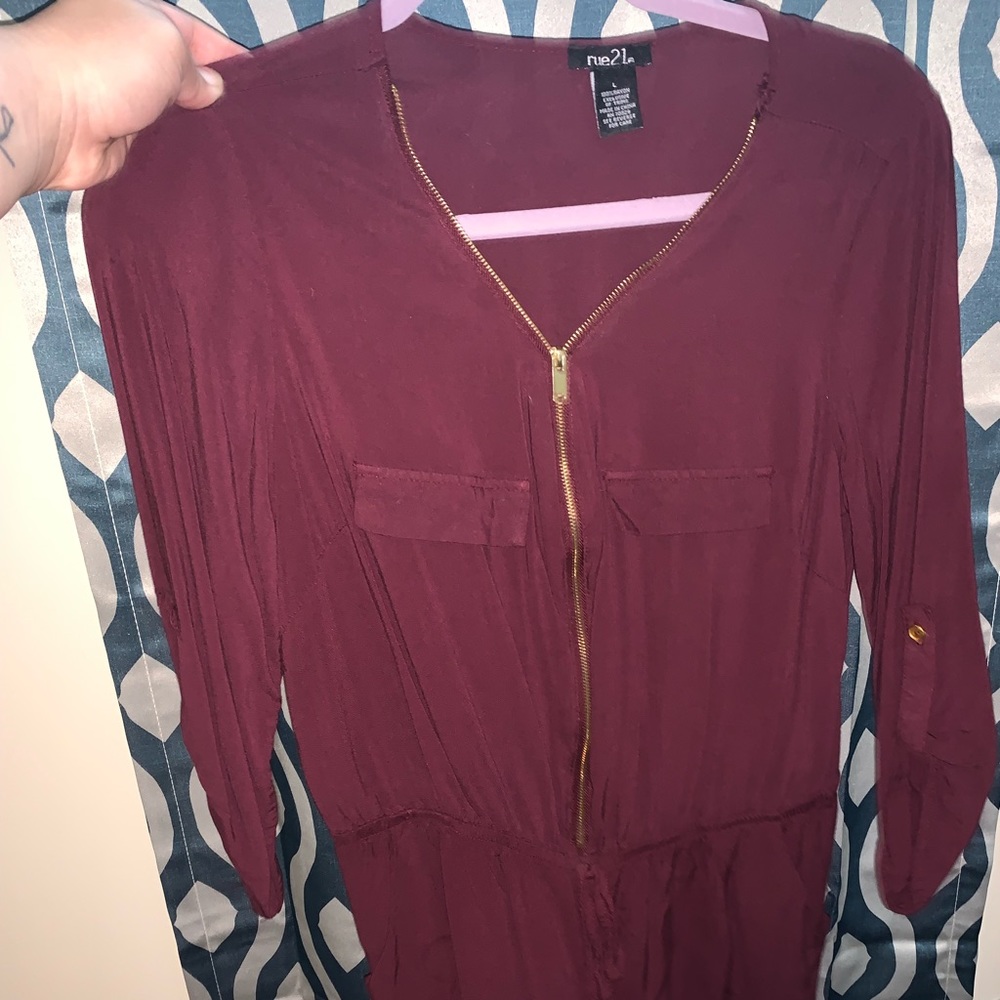 Large sleeve romper size L